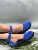 Sandale piele naturala Aeryn Blue - imagine 2