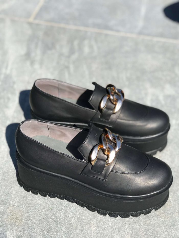 Pantofi piele naturala Baldermar - imagine 3