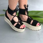 Sandale piele naturala Carina Velur