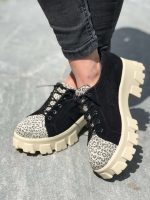 Pantofi piele naturala Nude - imagine 2