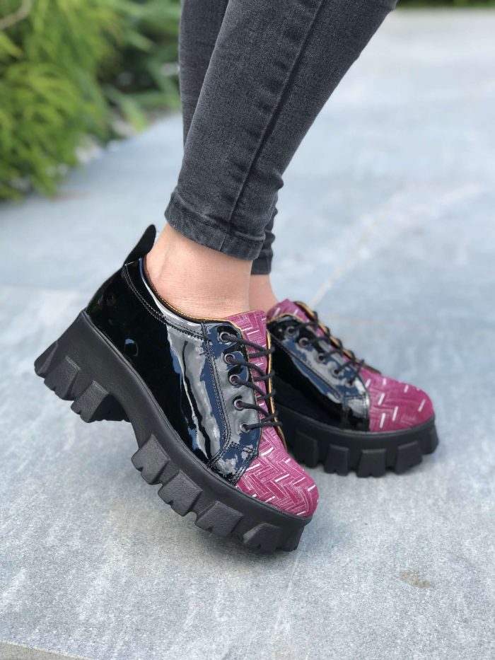 Pantofi piele naturala Messa - imagine 3