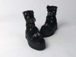 Ghete piele naturala Koln black - imagine 4