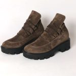 Pantofi piele naturala Kaky