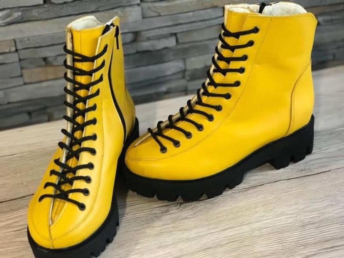 Bocanci piele Emilia - imagine 2