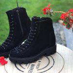 Cizme piele intoarsa Jada