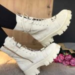 Ghete piele naturala Gana Bej