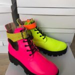 Ghete piele naturala Tyssa Neon