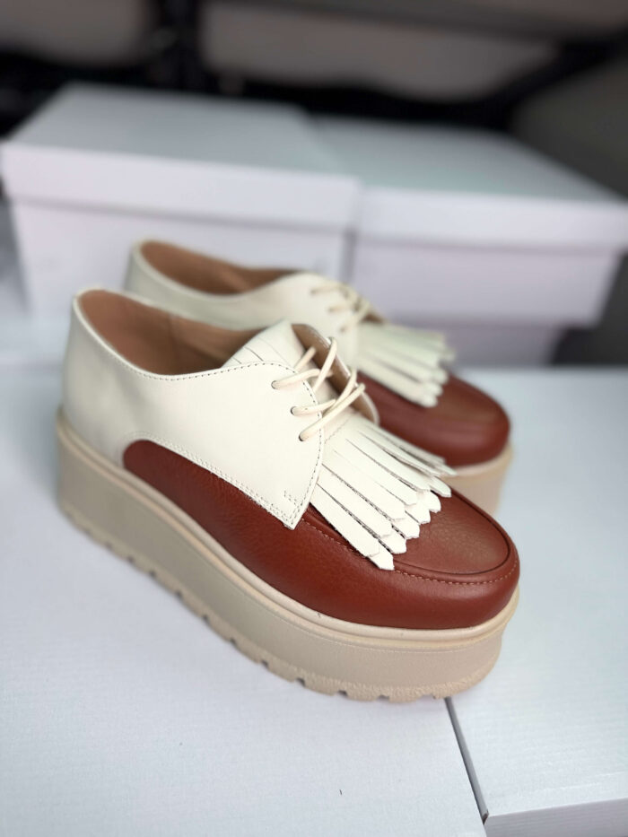 Pantofi piele naturala Franji - imagine 4
