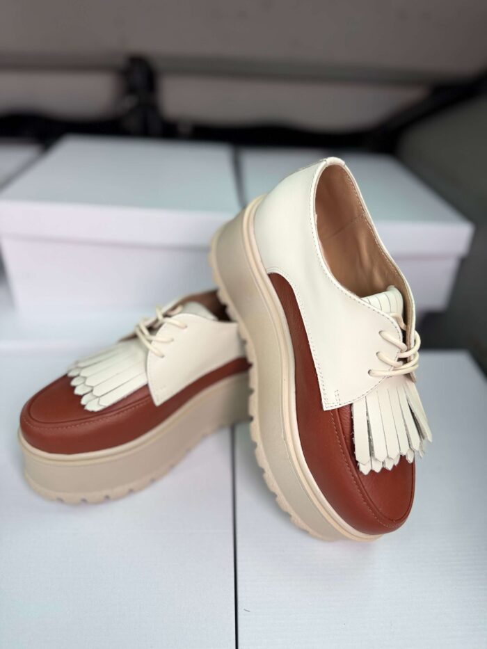 Pantofi piele naturala Franji - imagine 2