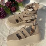 Sandale piele naturala Sandi cream