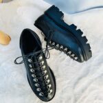 Pantofi piele naturala Corsete