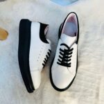 Pantofi piele naturala Confy white