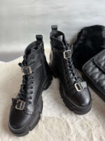 Ghete piele naturala Linda - imagine 2