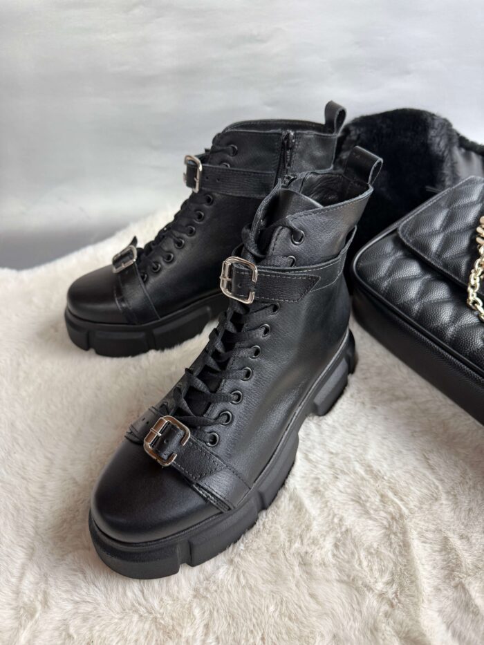 Ghete piele naturala Linda - imagine 3