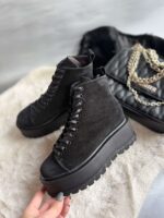 Ghete piele naturala Maria - imagine 2