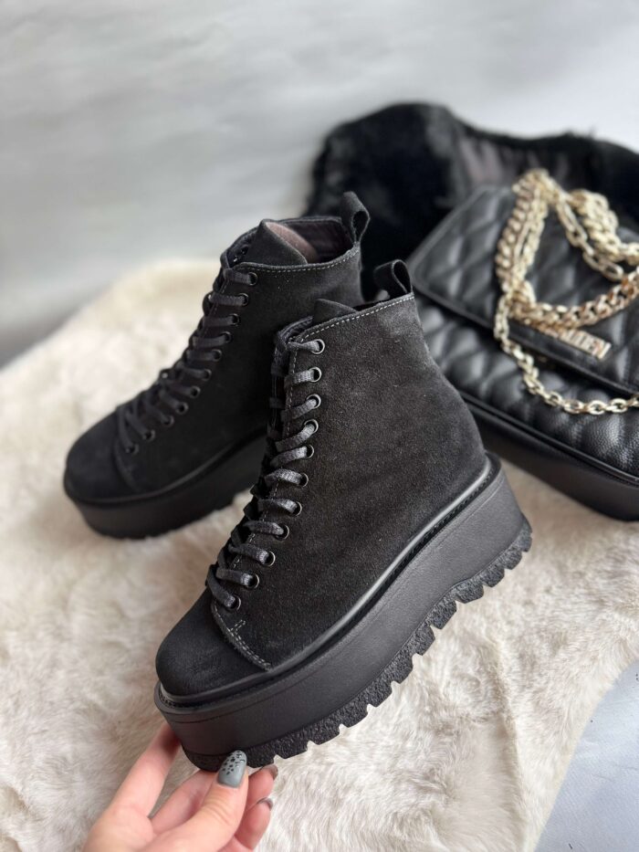 Ghete piele naturala Maria - imagine 2