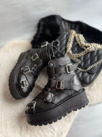 Ghete piele naturala Betti - imagine 3