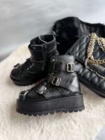 Ghete piele naturala Betti - imagine 2