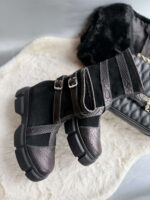 Ghete piele naturala Sandra - imagine 3