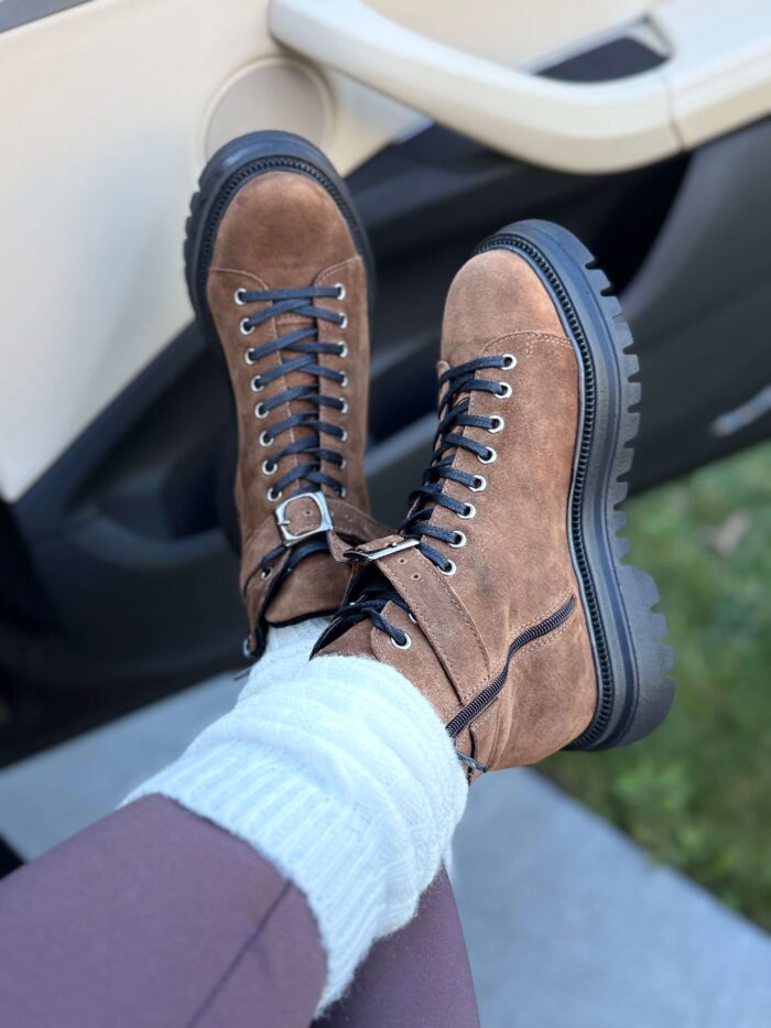 Ghete piele naturala Carolyn - imagine 3