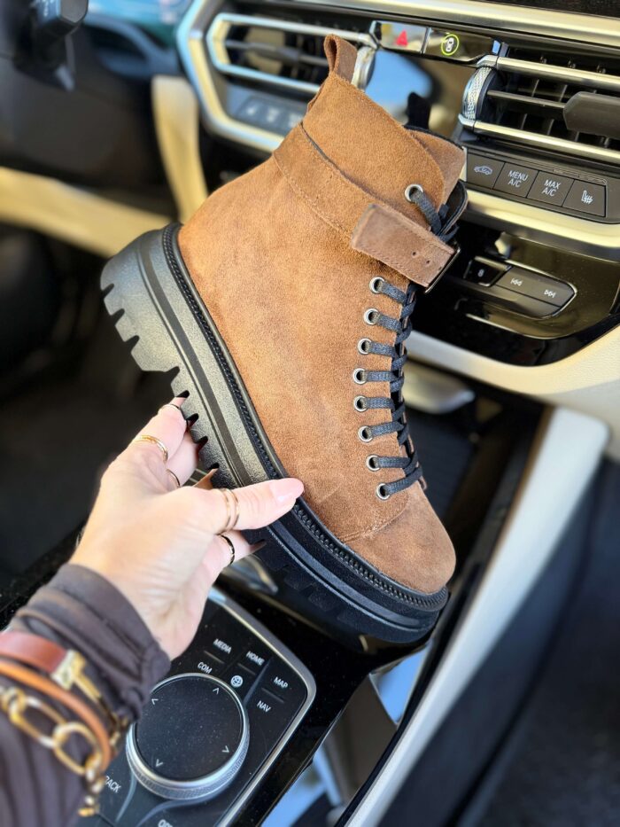 Ghete piele naturala Carolyn - imagine 2