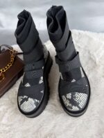 Ghete piele naturala Rumaysa - imagine 2