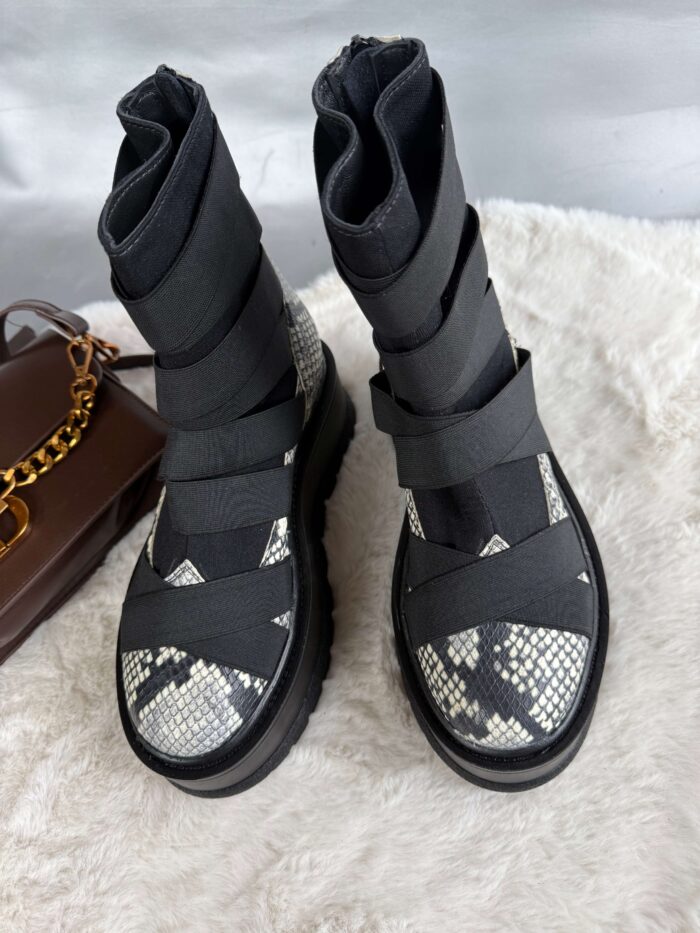 Ghete piele naturala Rumaysa - imagine 2