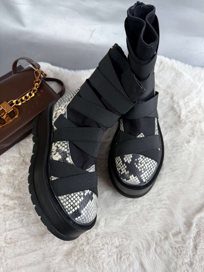 Ghete piele naturala Rumaysa - imagine 4