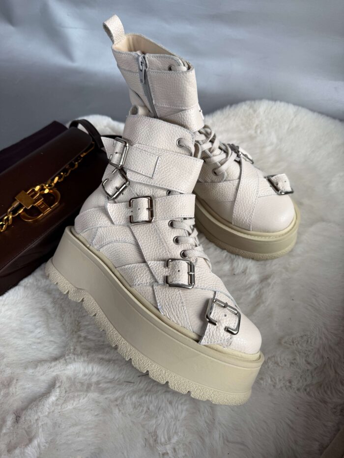 Ghete piele naturala Nafisa - imagine 3