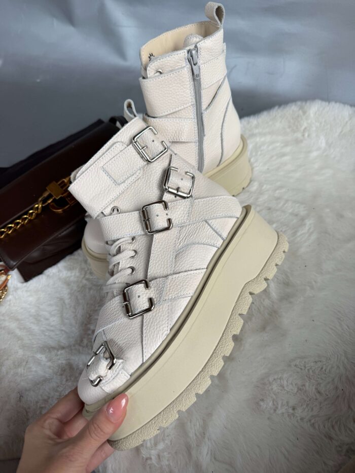 Ghete piele naturala Nafisa - imagine 2