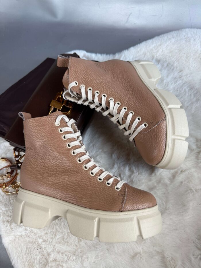 Ghete piele naturala Amal - imagine 3