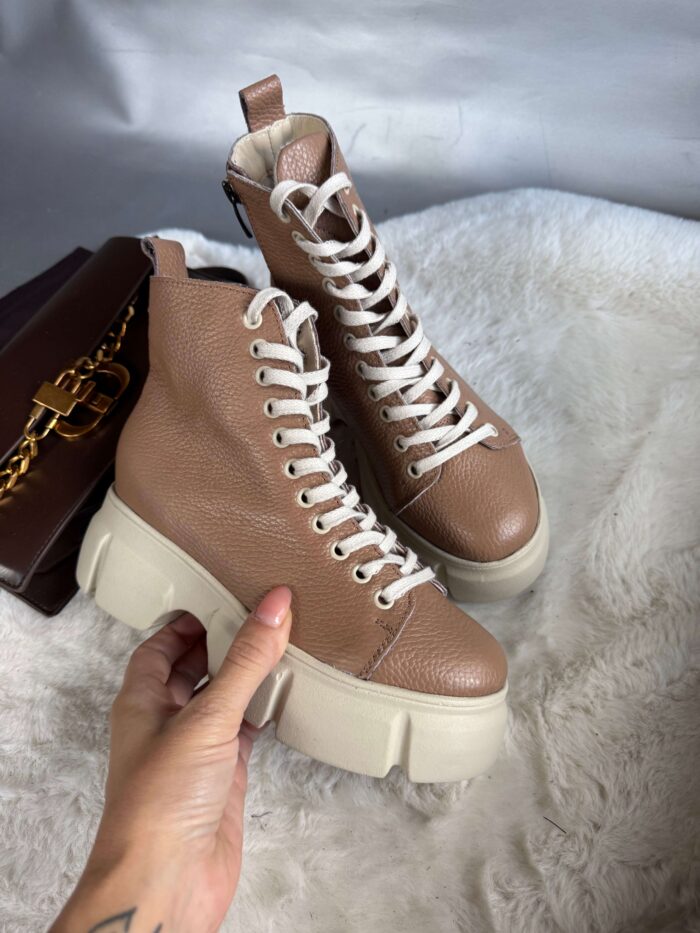 Ghete piele naturala Amal - imagine 4