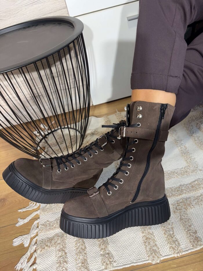 Ghete piele naturala Debra - imagine 3