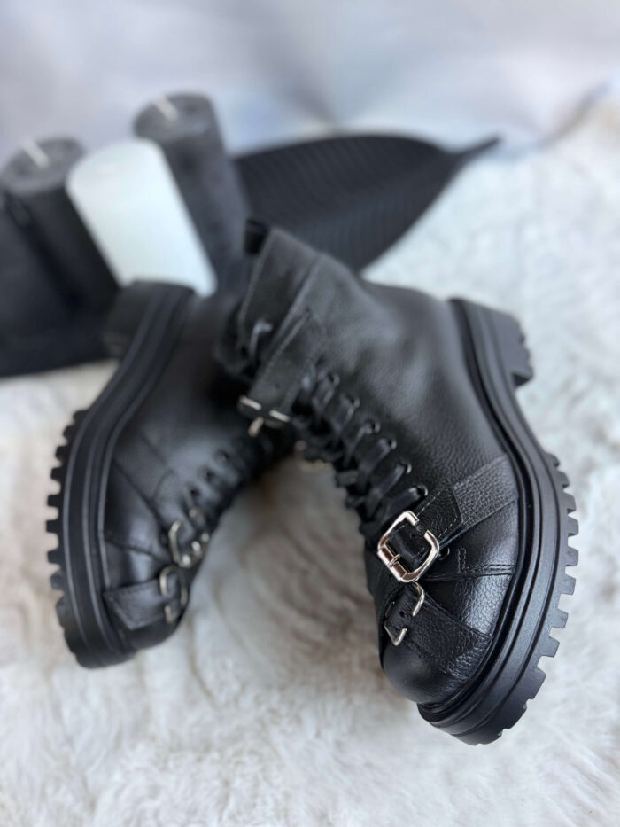 Ghete piele naturala Feza - imagine 3