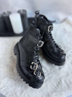 Ghete piele naturala Feza - imagine 2