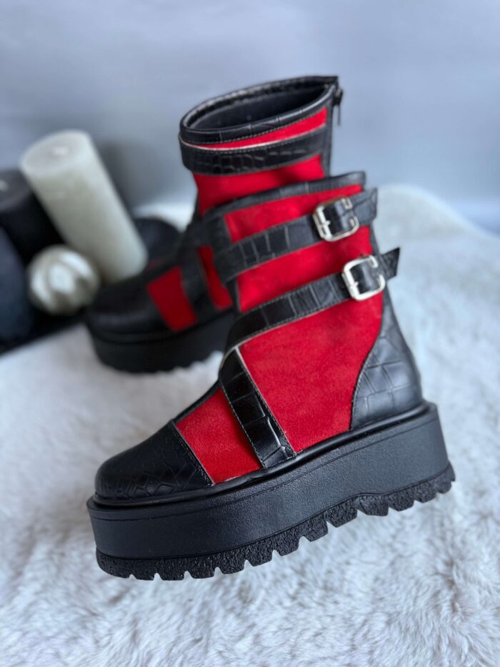 Ghete piele naturala Lara - imagine 5