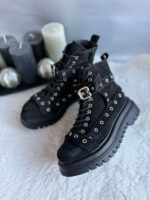 Ghete piele naturala Manaal - imagine 5
