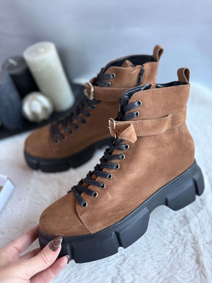 Ghete piele naturala Susan - imagine 2