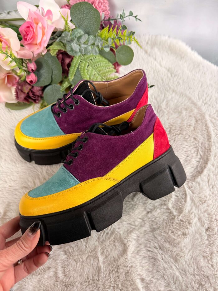 Pantofi piele naturala Eman - imagine 2