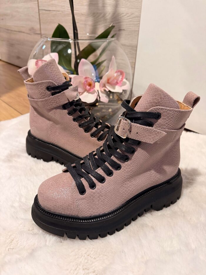 Ghete piele naturala Yusra - imagine 3