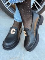 Pantofi piele naturala Rumaisha - imagine 3