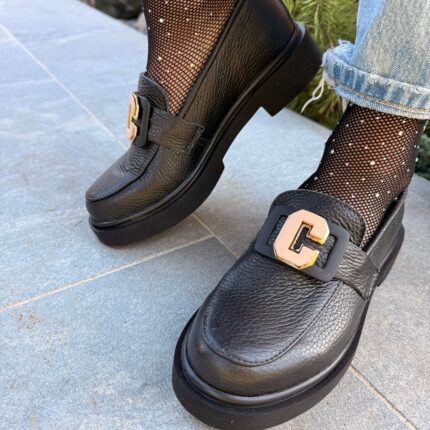 Pantofi piele naturala Rumaisha