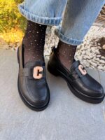 Pantofi piele naturala Rumaisha - imagine 5