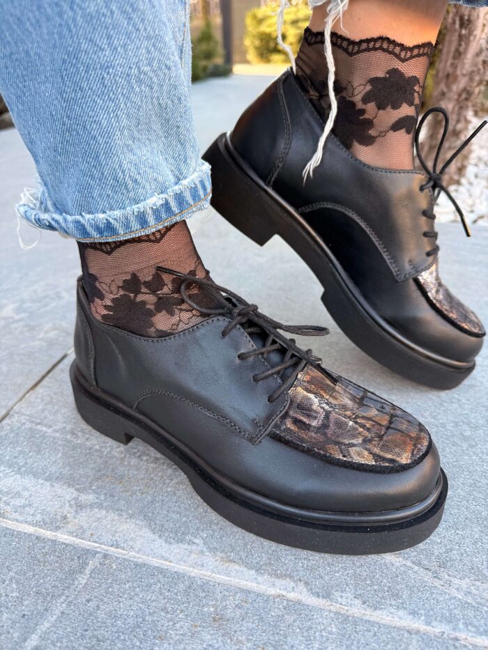 Pantofi piele naturala Bella - imagine 3