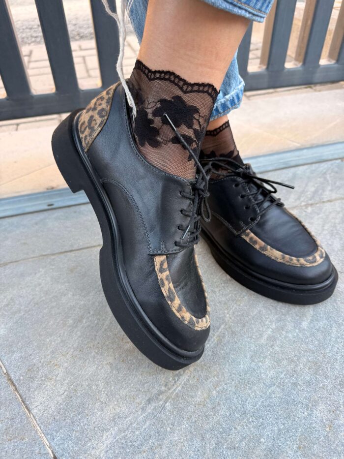 Pantofi piele naturala Haaniya - imagine 4