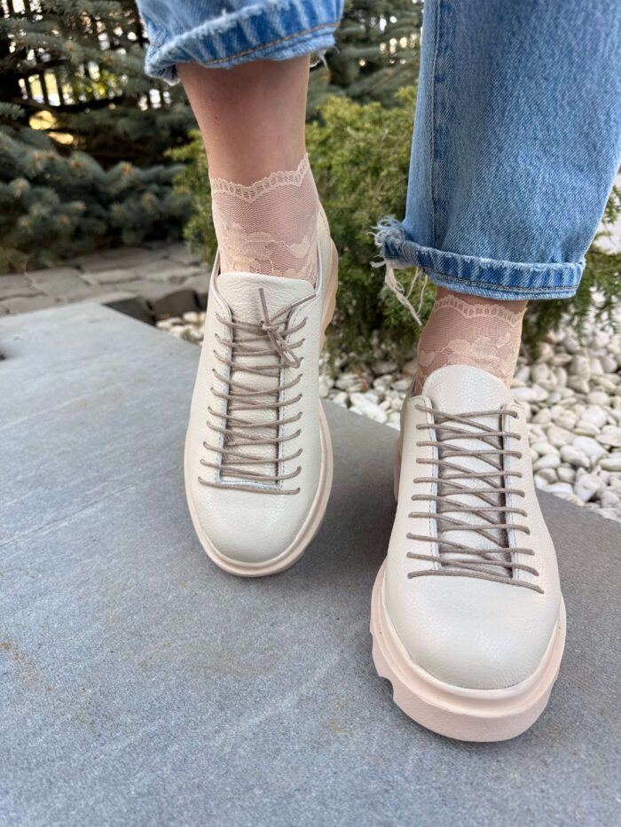 Pantofi piele naturala Amylia - imagine 3