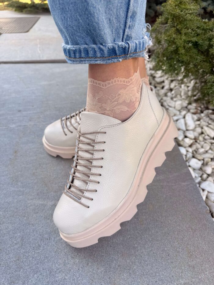 Pantofi piele naturala Amylia - imagine 4