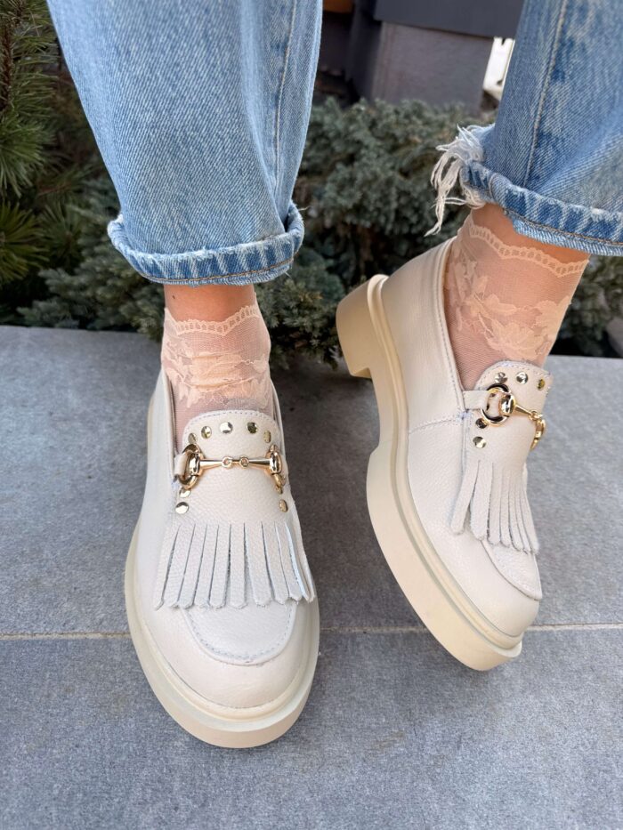 Pantofi piele naturala Isma - imagine 2