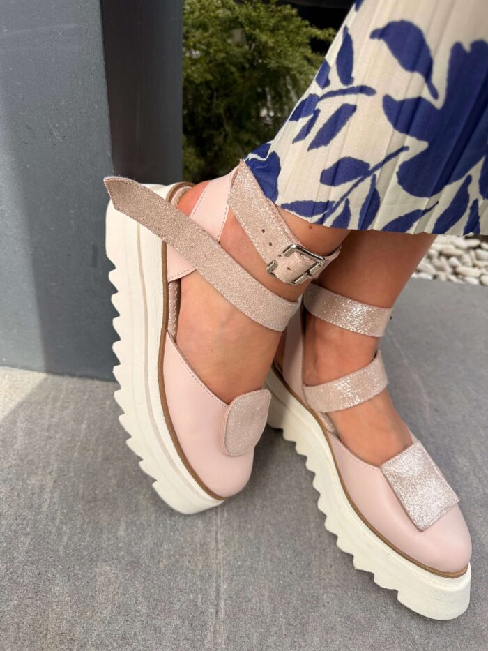 Pantofi piele naturală Elvyra - imagine 5