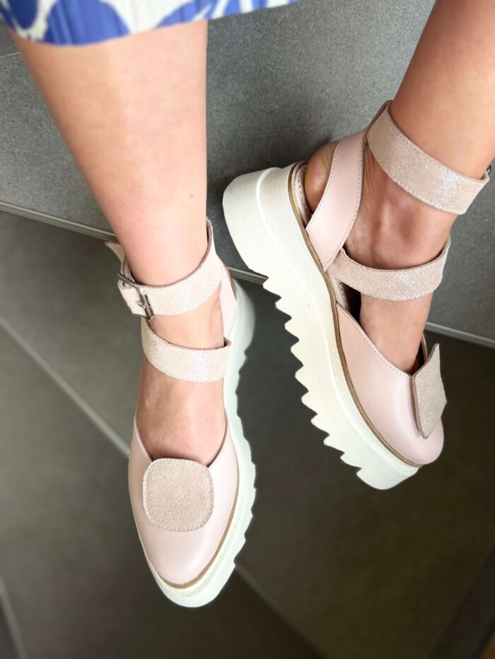 Pantofi piele naturală Elvyra - imagine 3